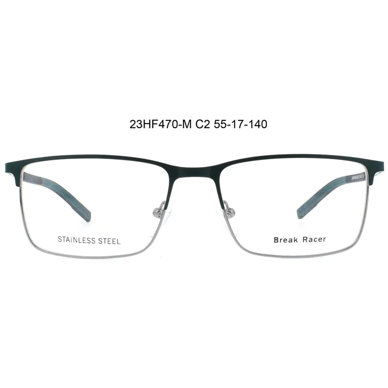 Perché dovresti scegliere una montatura in metallo con punte in gomma bicolore per i tuoi occhiali?