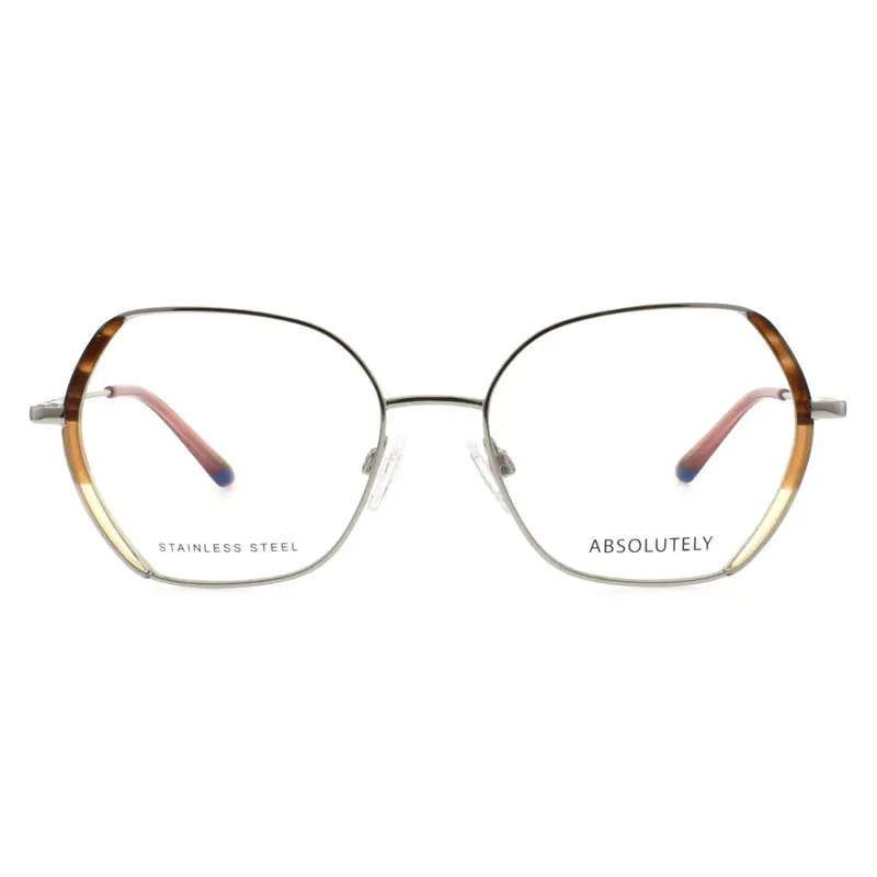 Montature in metallo acetato con motivi 3D