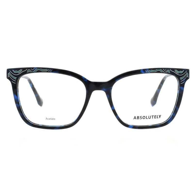 Montatura in acetato con adesivo UP multicolore