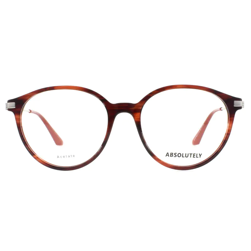 Montatura in acetato con aste Super Flex