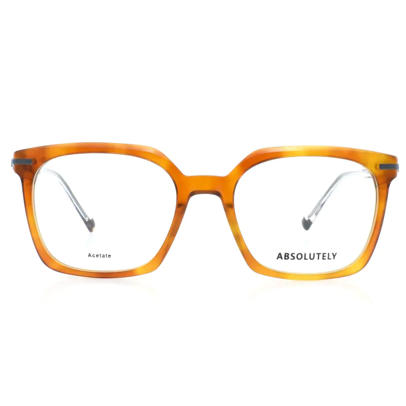 Montatura per occhiali in acetato marrone