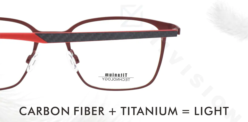 Carbon Fiber Titanium Glasses Frame